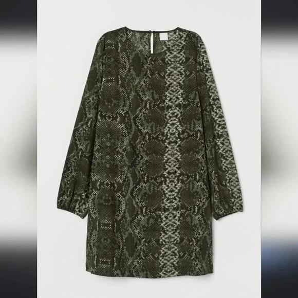 H&M Snake Print Shift Dress(2) - Picture 8 of 8